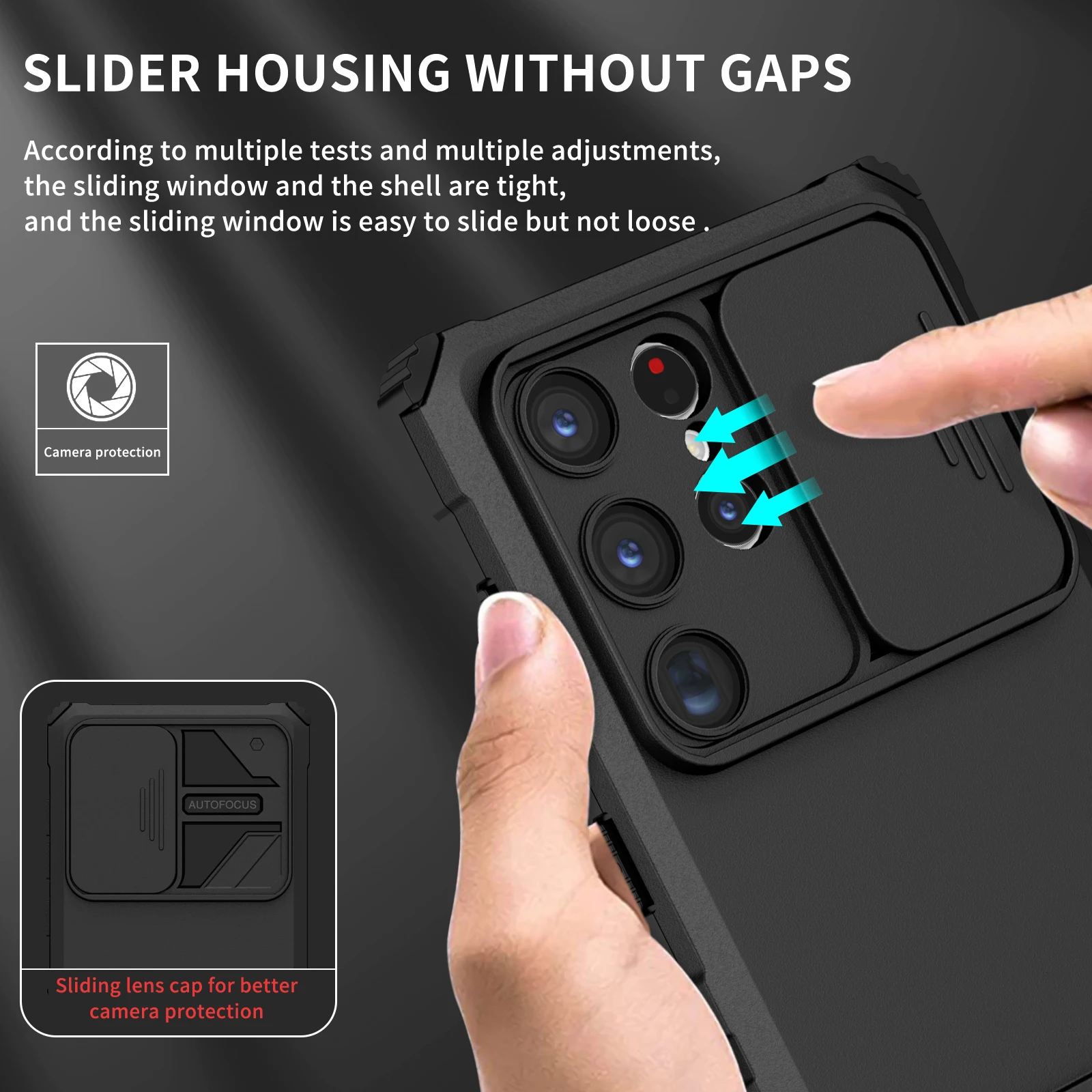 Durable Armor Phone Bag Case with Stand Holder Accessory