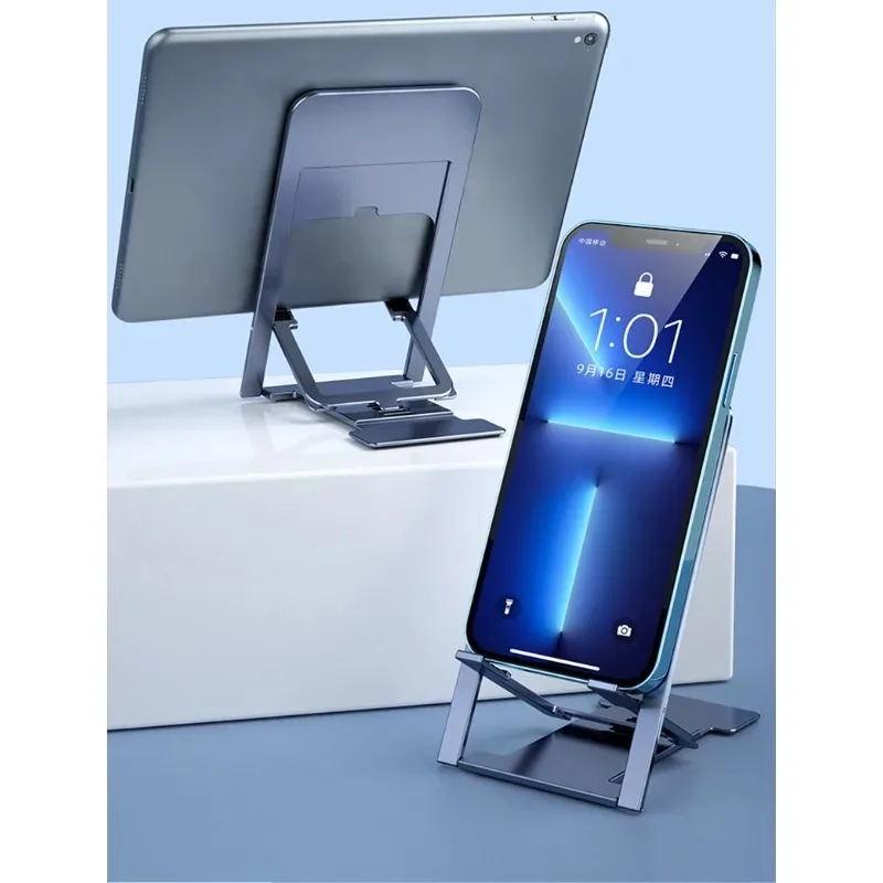 Universal Adjustable Foldable Desktop Phone Stand with Height & Angle Adjustment