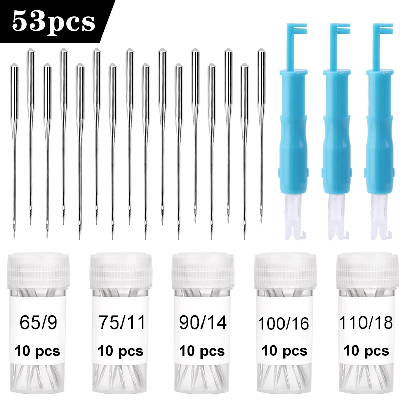 Zxiixz 18 PCS Beading Needles, 6 Sizes Beading Big Eye Needles