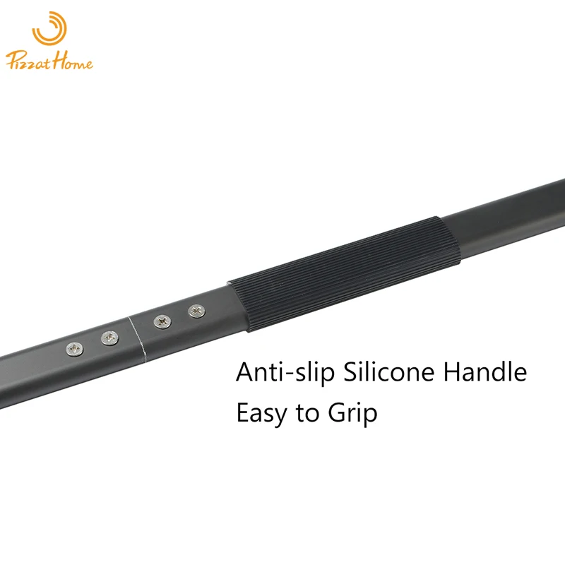 PizzAtHome 14/13/12 inch Pizza Peel Anodize Aluminum Alloy Pizza Shovel Detachable Long Handle Paddle Oven Accessories