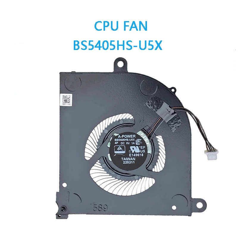 New Original Laptop CPU GPU Cooling Fan FOR MSI Stealth MS-15B1 MS-15M B12UE 12th BS5405HS-U5Y BS5405HS-U5X