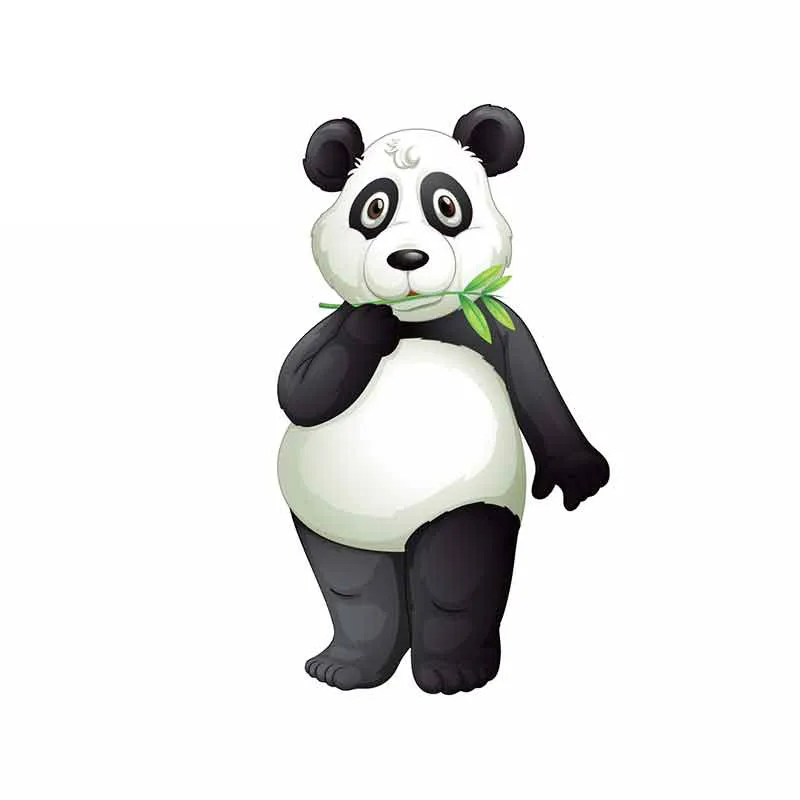 

Cartoon Animal Panda Modeling Popular Car Sticker PVC Auto Laptop Decorative Quality Waterproof No Fading Exquisite Decal