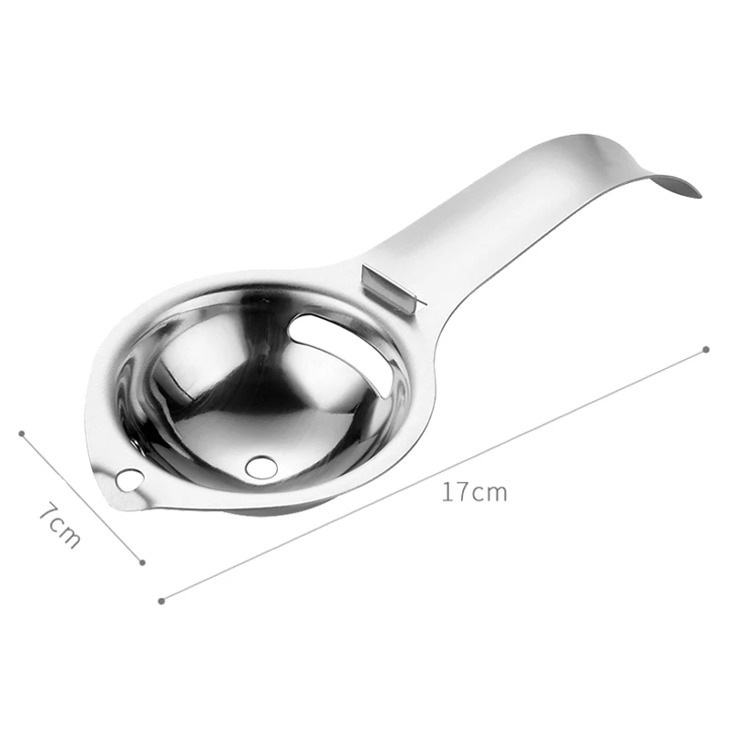Egg Separator Stainless Steel Long Handle Divider Filter Kitchen Tools Baking Cooking Gadgets eggshell separator egg separator