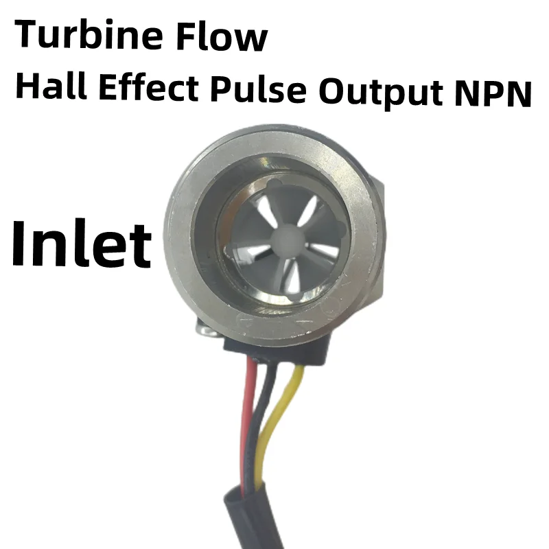2~45L/min SUS304 / Brass Liquid Flow Meter G3/4" Water Flow Sensors NPN Pulse Signal Hall Effect Sensor