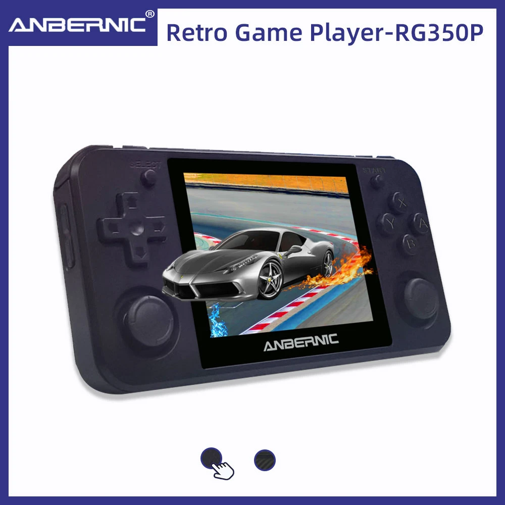 ANBERNIC RG350P Retro Game 64Bit Emulator Video Game Consoles Handheld Game  Players PS1 RG350 HDMI-compatible Kids Gift