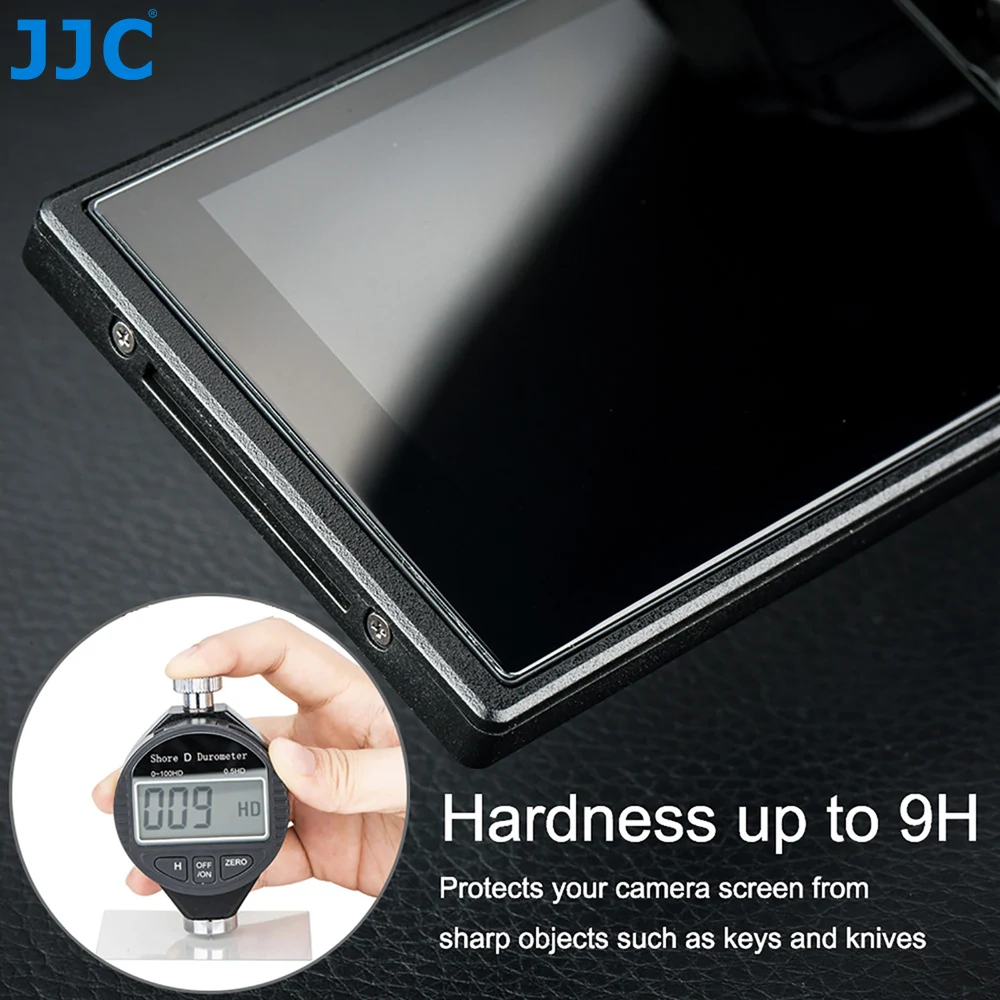 JJC 루믹스 GH6 강화 유리 화면 보호기, 스크래치 방지 LCD 화면 커버, 파나소닉 루믹스 S9 S5 II S5 IIX DC-GH6 G9 G110