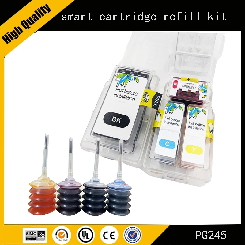 PG245 CL246 Smart Cartridge Refill Kit for Canon PG 245 245 CL 246 IP2820 MG2420 MG2520