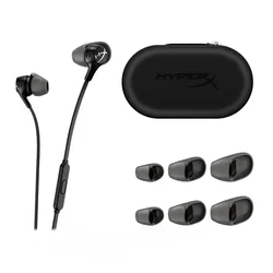 HyperX Cloud Earbuds II: Immersive Wired In - Ear Gaming Headphones with Mic (Black)