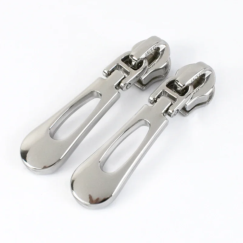 Silver Nylon Zipper Puller Repair Kit – Versatile Hardware Accessories for Jackets, Pockets, and Handbags