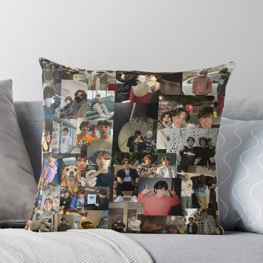 

Sturniolo Triplets Cute Collage Throw Pillow Sofa Cushion Cover anime girl Cushion Child Christmas Pillowcase
