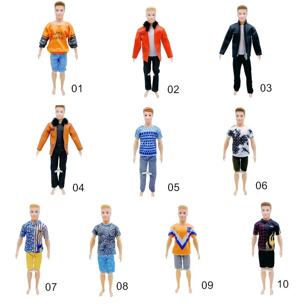 Casual Suit Ken Doll Clothes Overcoat Fashion Suit Ken Boy Clothes Daily Wear 10 Style Prince Ken Sportswear Children's Gift