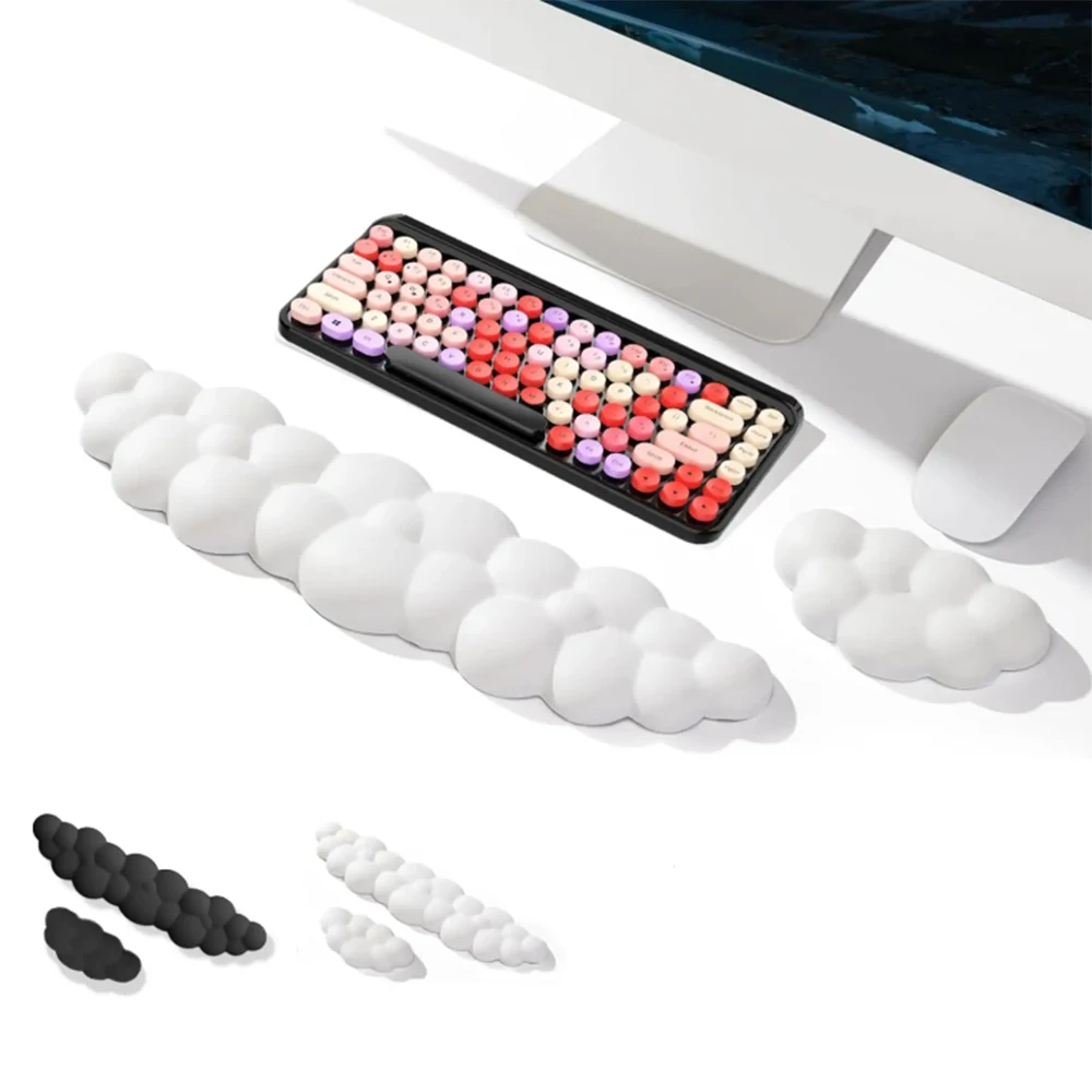 Poggiapolsi Tastiera Mouse Poggiapolsi Ergonomico Cloud - Per Tastiera