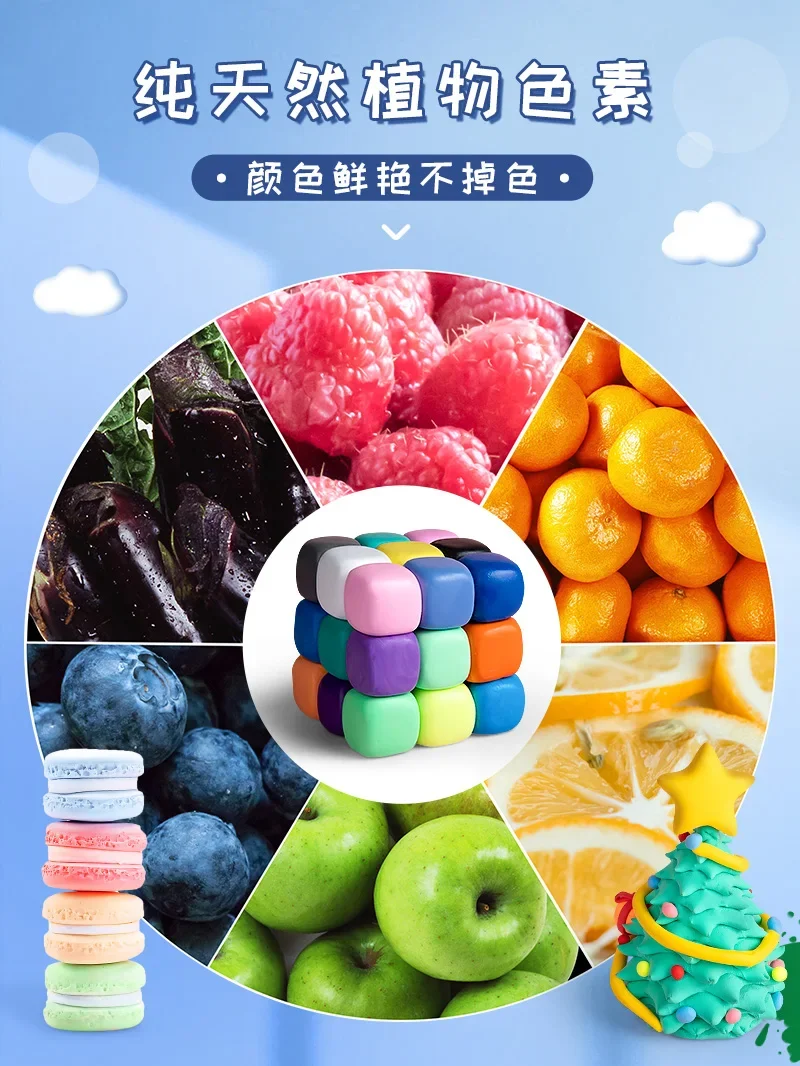 White Non Toxic Rubber Clay DIY Material