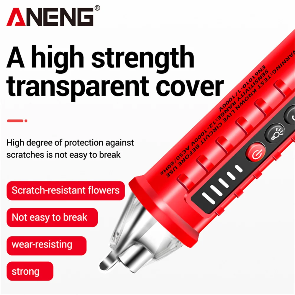 ANENG VD802 Smart Non-contact Digital Test Pen AC Voltage 12-1000V Detectors Current Electric Sensor Tester Tools