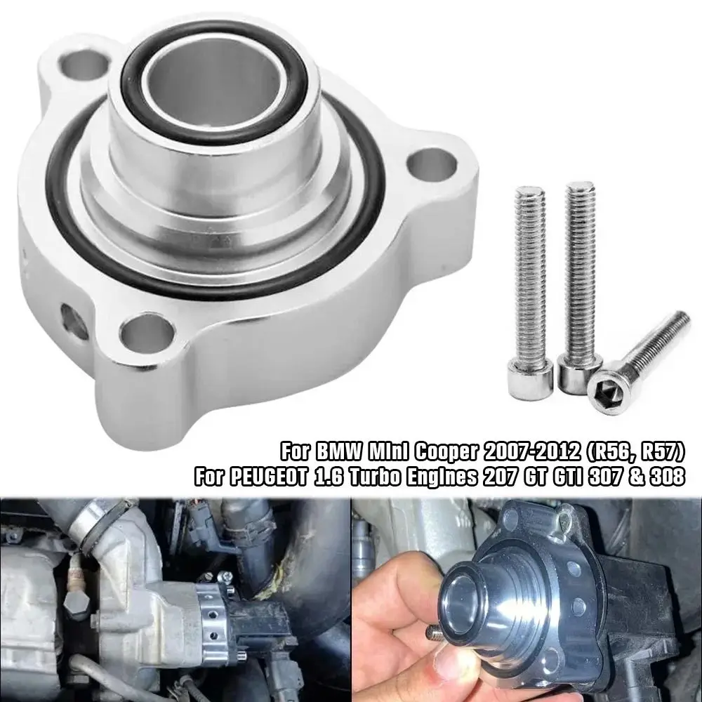 Turbo Engines Turbo BOV Blow Off Valve Dump Adaptor Bolt-On Top Mount For Peugeot BMW Mini Cooper