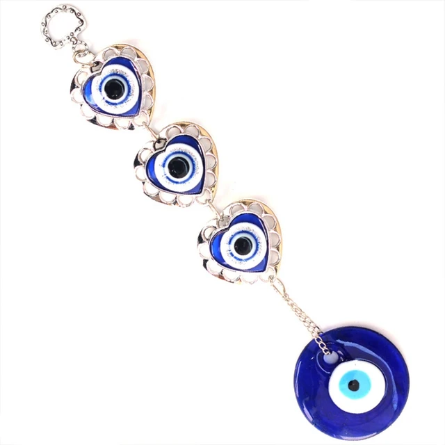 Amuletos del mal de Ojo Azul turco para decoración del hogar, colgante de  pared, adorno, protección, buena suerte, regalo, G2AB