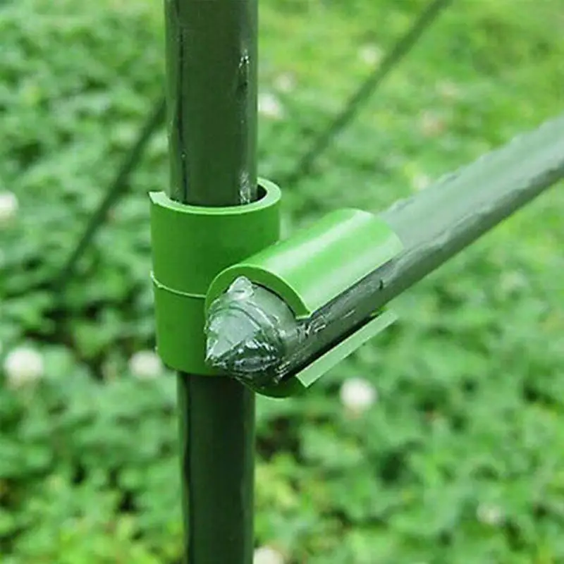 Plant Trellis Cane Connector Plant Connector Stake Clip Easy Installation Trellis Joints For Gardening Stakes