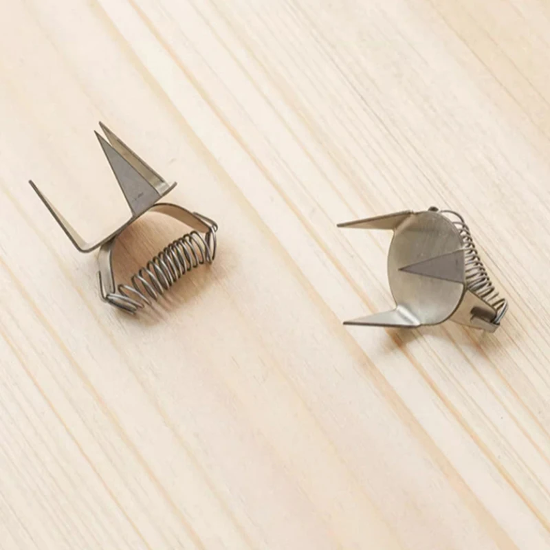 1Pair Fingertip Dip Glaze Clip Stainless Steel Glaze Clip Ceramic Coloring And Glazing Tool