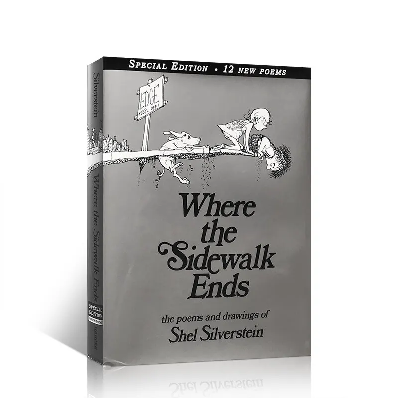 

Milu Original English Where The Sidewalk Ends Children's Picture Book Shel Sierstein