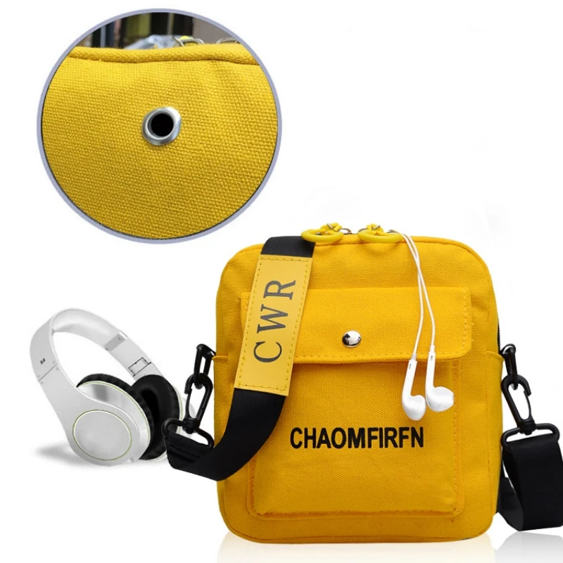 Women Shoulder Bag Tote Outdoor Bag Canvas Handbag Zipper Messenger Bag
