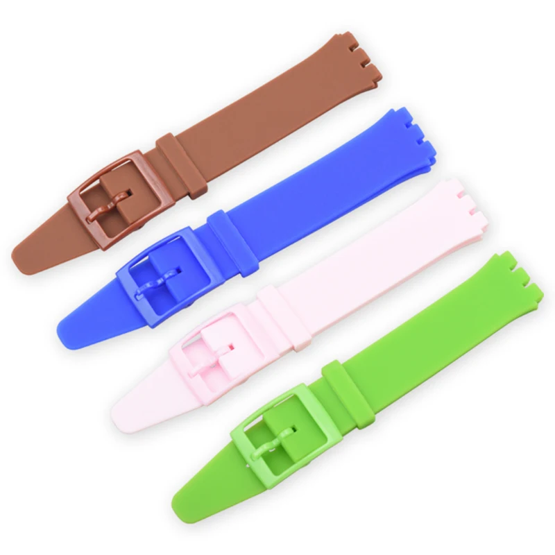 Colorful Waterproof Silicone Watch Band - Sporty Rubber Strap