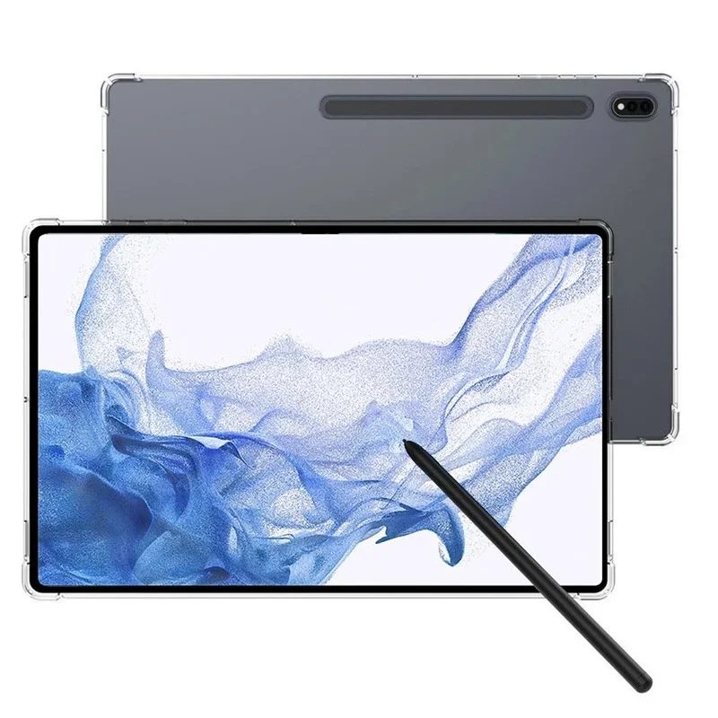 SiliconCaseforSamsungGalaxyTabS8Ultra2022146ClearAirbag