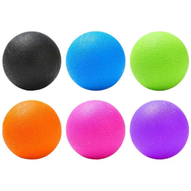 Hard Massage Lacrosse Ball TPR Relaxation Exercise Sports Peanut Ball Fitness Tools for Yoga Physical Therapy Myofascial Release