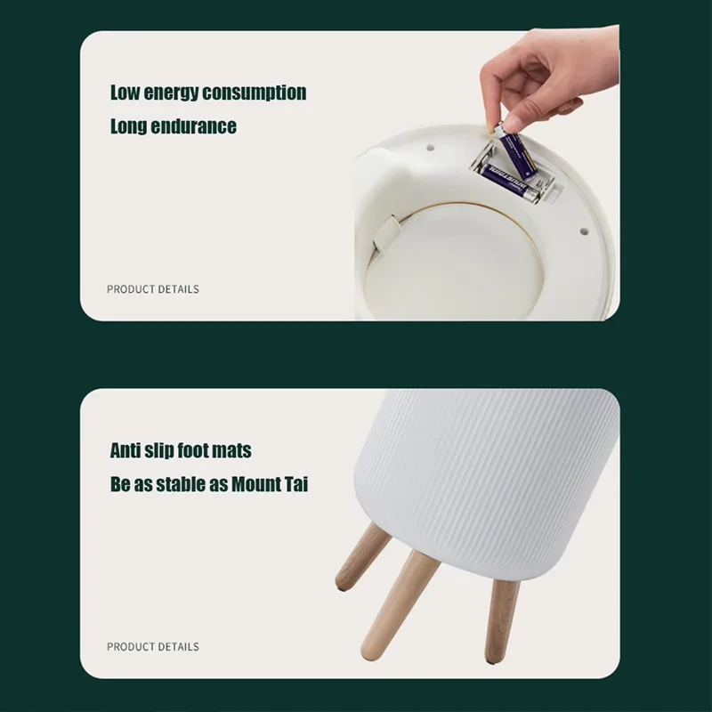 سلة مهملات ذكية مستشعر 10 لتر