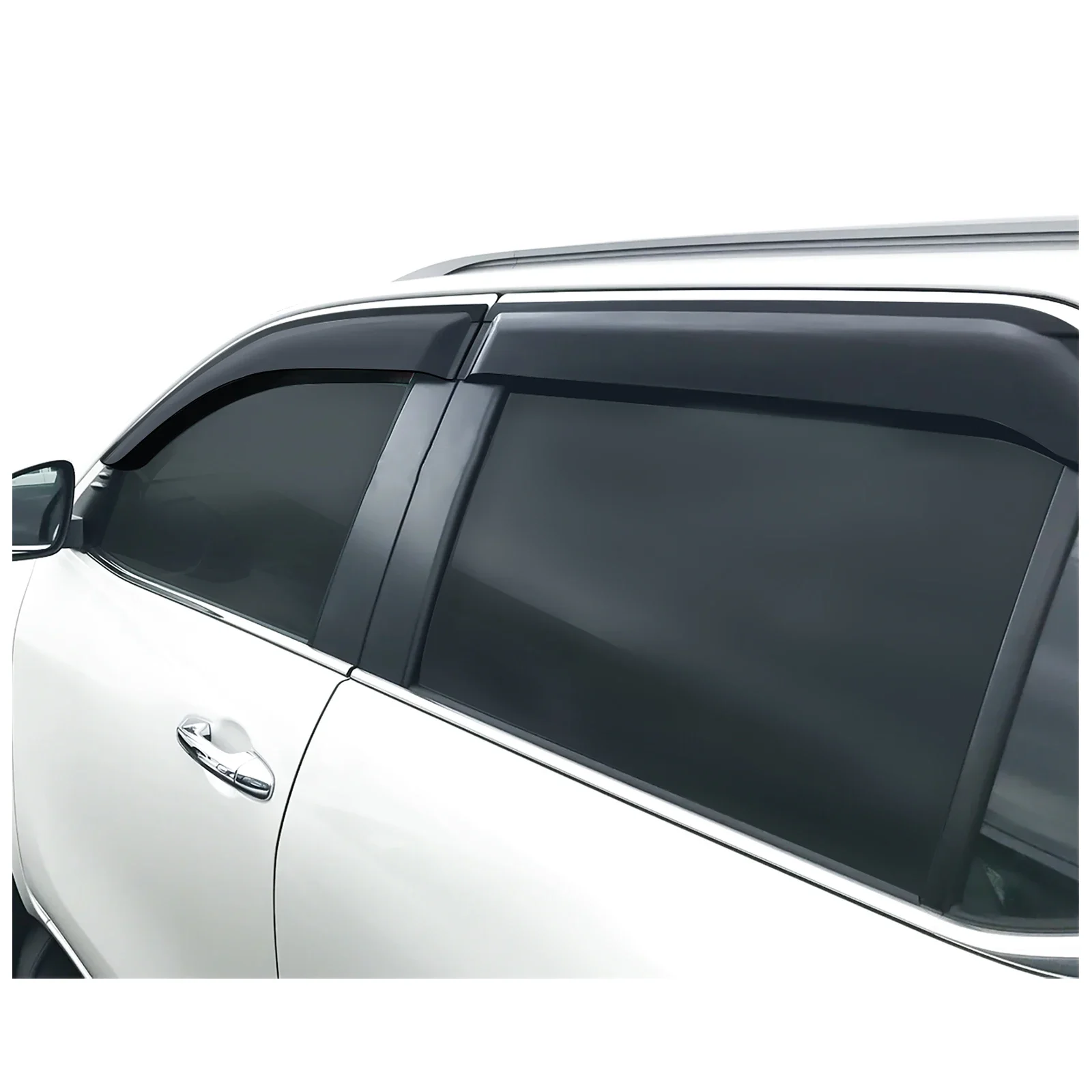 Car Window Visor Car Window Deflectors Weathershield Sun Rain Guard Window Visor For Toyota Fortuner 2015