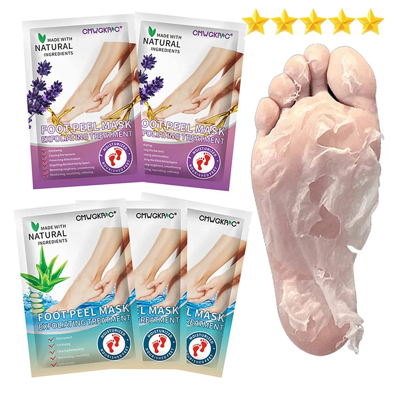Foot Peel Mask Foot Peel Mask Exfoliator Callus Remover For Dry Cracked Feet With Lavende