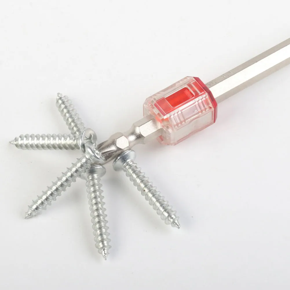 5pcs Screwdriver Magnetizer Demagnetizer Magnetic Bit Holder Magnet Ring Repair Hand Tools Precision Car Repair