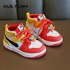 Kids Sports Shoes Spring Autumn Children's Board-shoe Boys Casual Sneakers High Top Non Slip Shoes Girls Soft Soled Baby Shoes 1