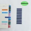 200 Sheets Transparent Sticky Note Self-Adhesive BookMarker Annotation Reading Book Clear Tab Kawaii Cute Stationery 6