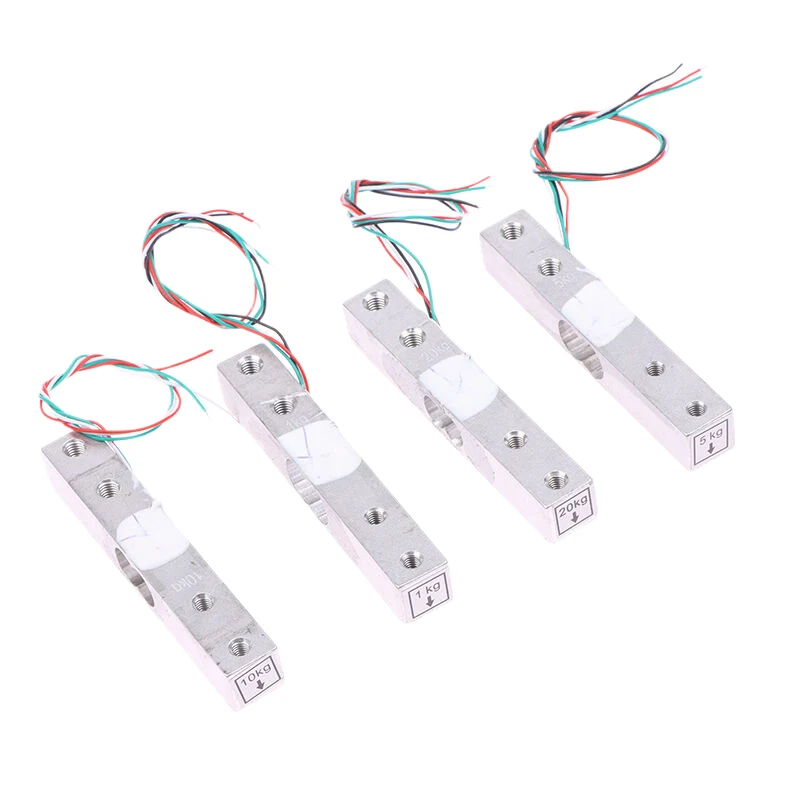 Load Cell 1KG 5KG 10KG 20KG HX711 AD Module Weight Sensor Electronic Scale Aluminum Alloy Weighing Pressure Sensor