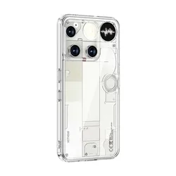 Enhanced Magnetic Case with Anti - Yellow & Anti - Drop Protection - Transparent Matte Finish - Nothing Phone (3) (Clear -no Magnet)