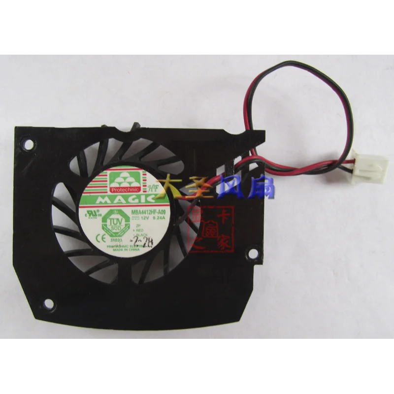 Placa Gráfica Ventilador de Refrigeração Espaçamento do Furo 34*45*54 12v 0.24a Novo Mba4412hf-a09