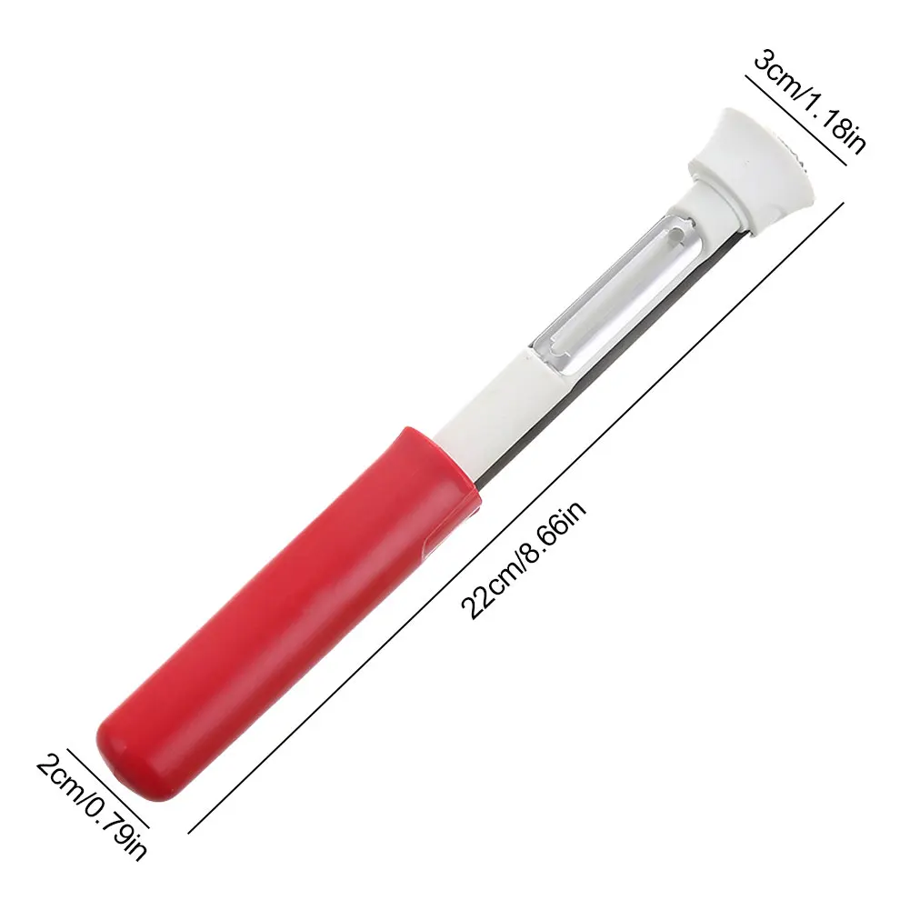 2 in 1 Apple Core Remover Telescopic Stainless Steel Fruit Corer Core Removal Tool Apple Seed Remover for Home Kitchen