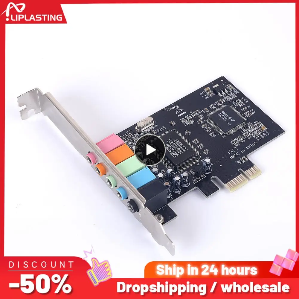 

Воспроизведение 5,1 каналов Pci-express звуковая карта Pci Express Xi-e Cmi8738, легкий Высококачественный портативный чипсет