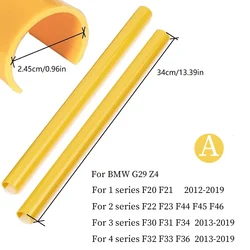 Elegant Car Front Grille Trim Strips - Sleek Decoration Accessories (Yellow A)