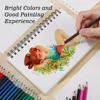4 Pack of Mixed Media Sketchbooks, 5.5x8.5 Inch Drawing Paper Sketchbooks, 108lb/160gsm Heavy Duty Spiral Bound Sketchbooks 4