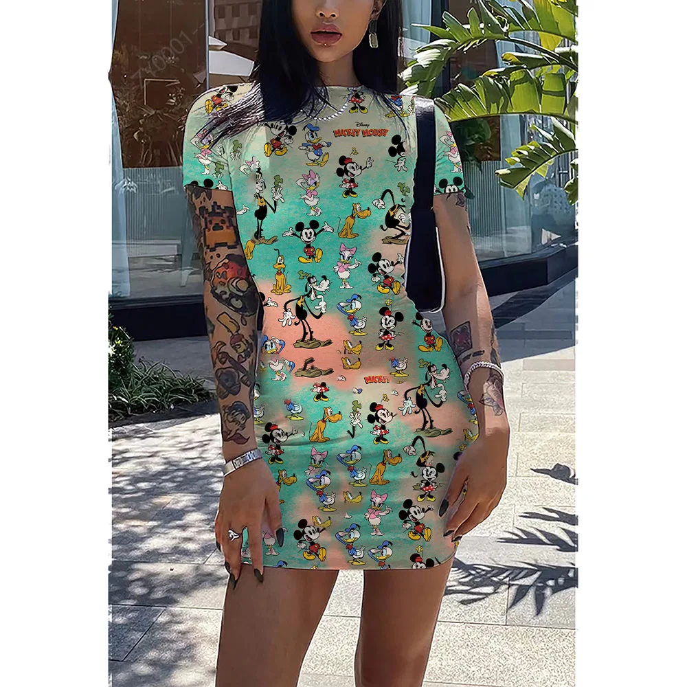 

Women's Clothing Spring Summer 2022 Disney Chic and Elegant Dresses for Women 2022 Luxury Designer Sexy Dress Woman Beach Outing