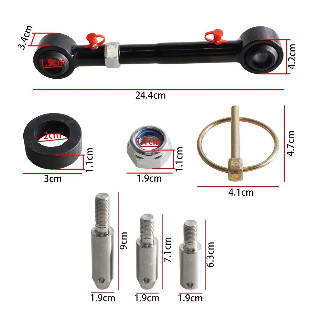 Adjustable 2.5-6" Lifts Front Sway Bar Links Disconnects For Jeep Wrangler JK JKS 2/4 Doors 2007- Car Parts PRC-1010A front sway bar links