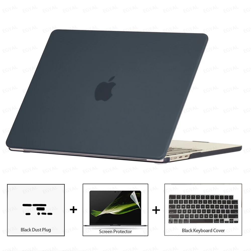 Ultra-Thin Protective Case Set with Dust Plug, Screen Film & Keyboard Cover
