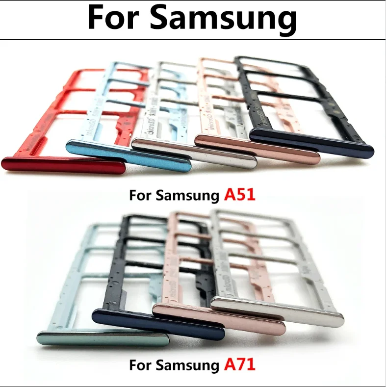 20개, 삼성 A13 A22 A23 A32 4G A53 5G A11 A21 A31 (듀얼심)용 SIM 카드 트레이 칩 슬롯 드로어 홀더 어댑터 액세서리