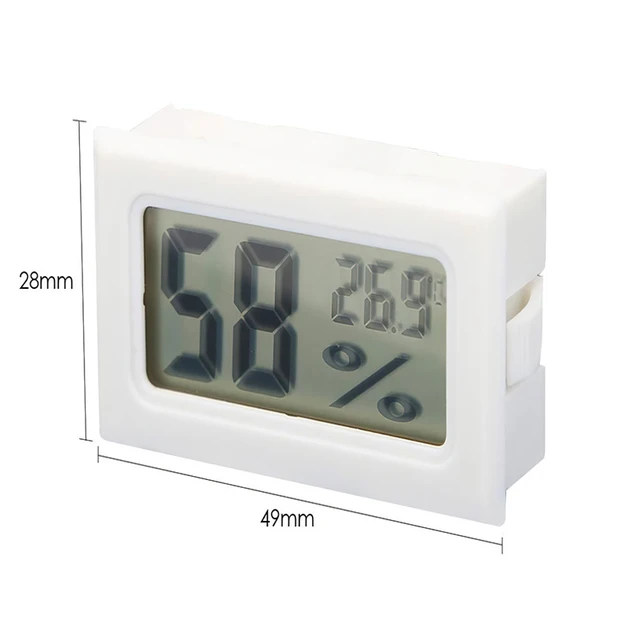 Mini Lcd Hőmérő Higriller Elektronikus Páratartalommérő Hőmérséklet -Érzékelő Időjárási Állomás Otthoni Beltéri Kijelző - Image 6