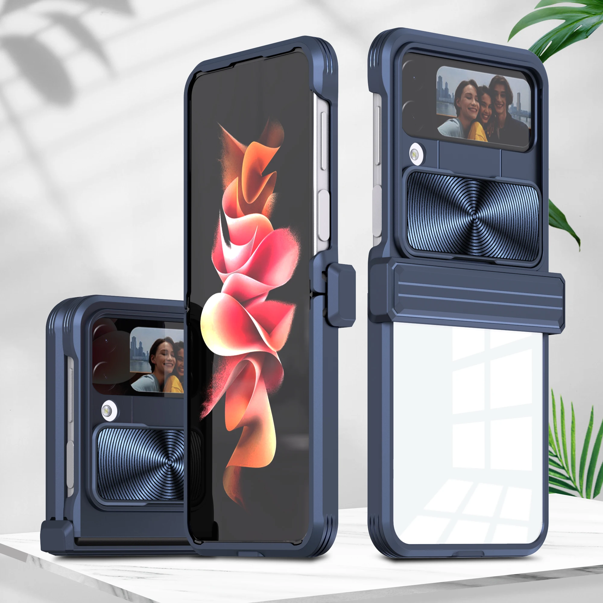 

Противоскользящий акриловый чехол для Samsung Galaxy Z Flip4