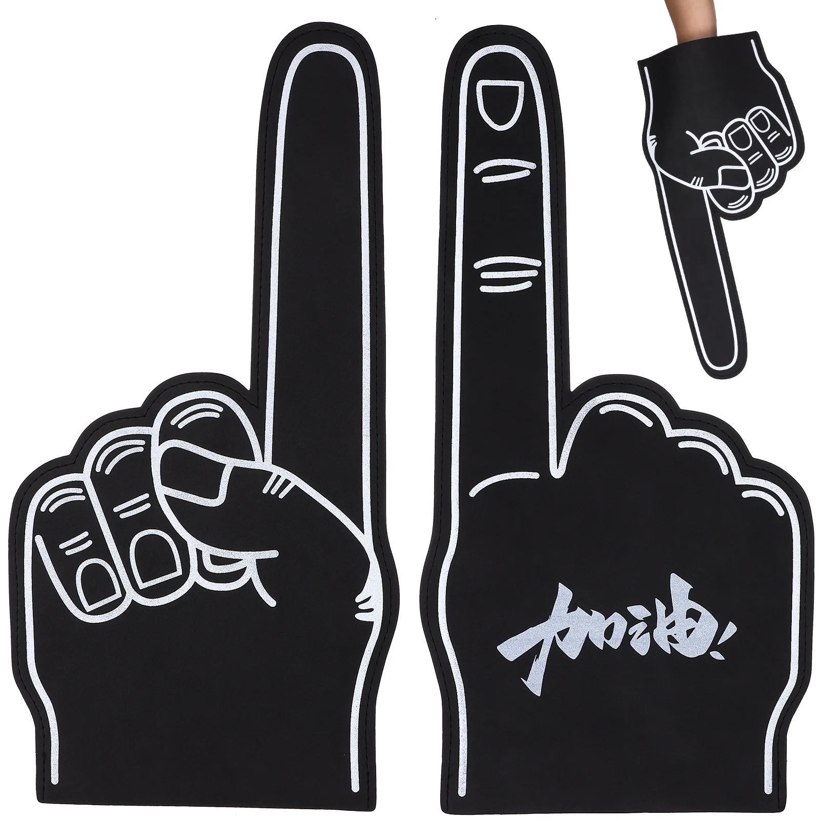 

3 Pcs Eva Cheerleading Props Gloves Outfit Foam Finger Noise Makers Gift Foams Pointer For Hands Stuff