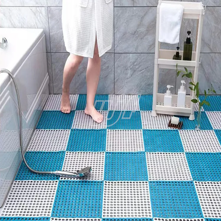 VBVC Bathroom Non-Slip Mat,Bathroom Non-Slip Mat Stitching Foot Pad Toilet  Toilet Bathroom Shower Room Bath Household Waterproof Non-Slip Water-Proof  Mat 