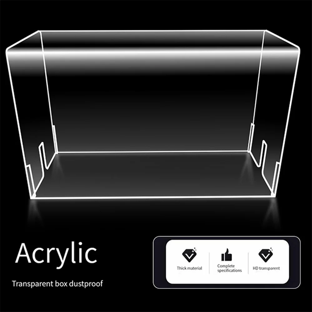 Universal Transparente Gamepad Caixa de Armazenamento Dustproof Acrílico Case Protetor para Asus Rog Aliado Interruptor Oled Steam Deck Console