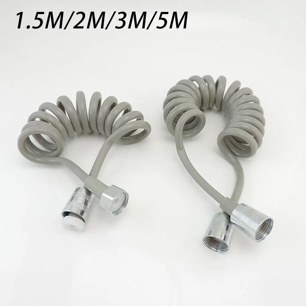 Shower Hose 1Pcs Telephone Line Spring Shower Hose Toilet Bidet Bathroom Accessories Sprayer Connect Pipe Flexible 1.5M/2M /3M/5M